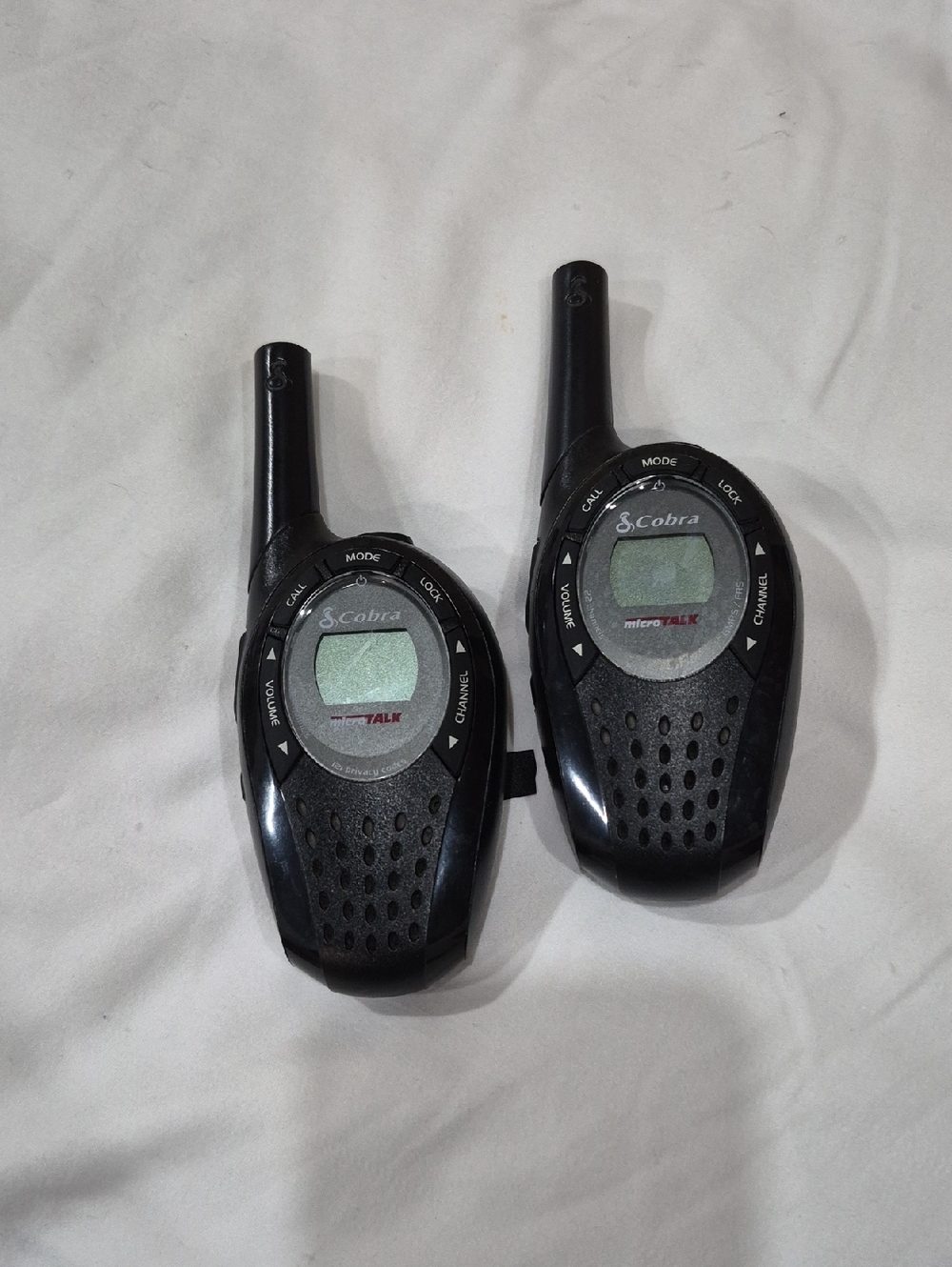 Cobra MicroTALK Black Portable Walkie Talkies - Pair Gorpcore